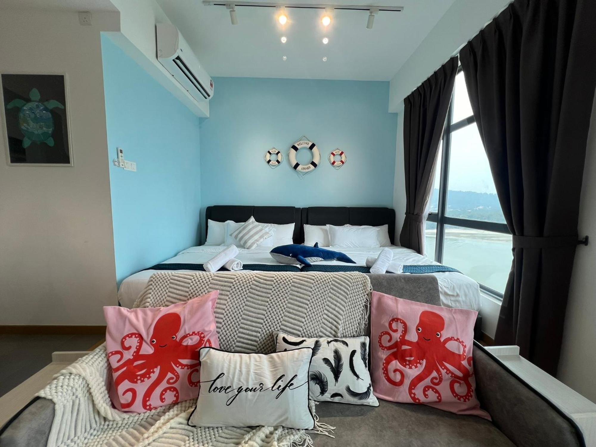 Oceanbay2 Seaview 6Pax Studio Netflix A-18-12 Kuantan Exterior photo